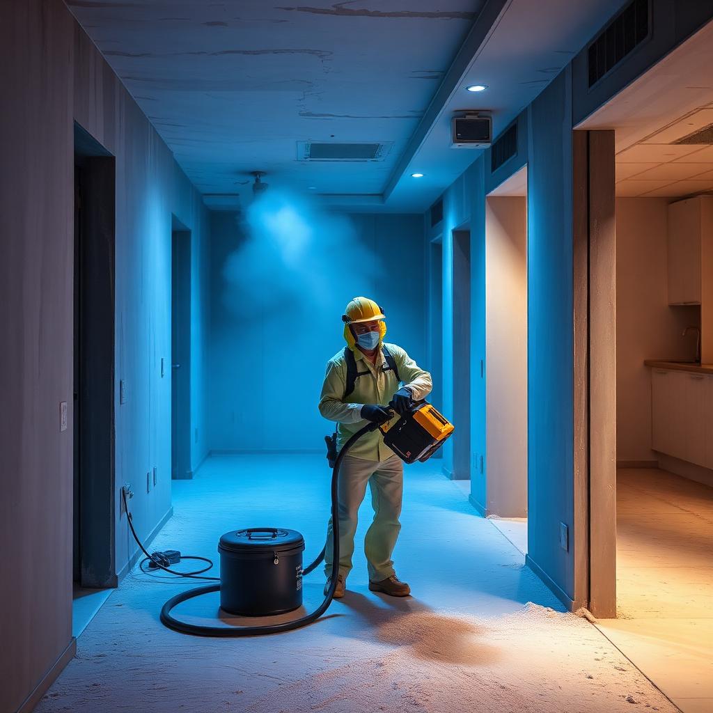 Post-construction dust removal in a new luxury build